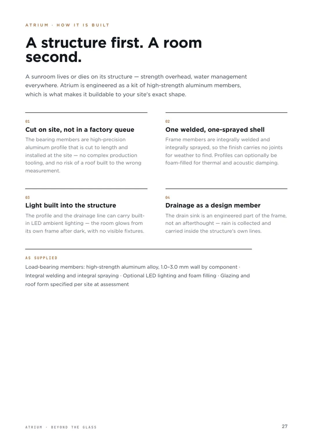 Aluminum Window & Door Systems, page 27